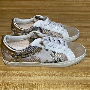 Vintage Havana Ania Snake-Taupe women’s size 8 EUC